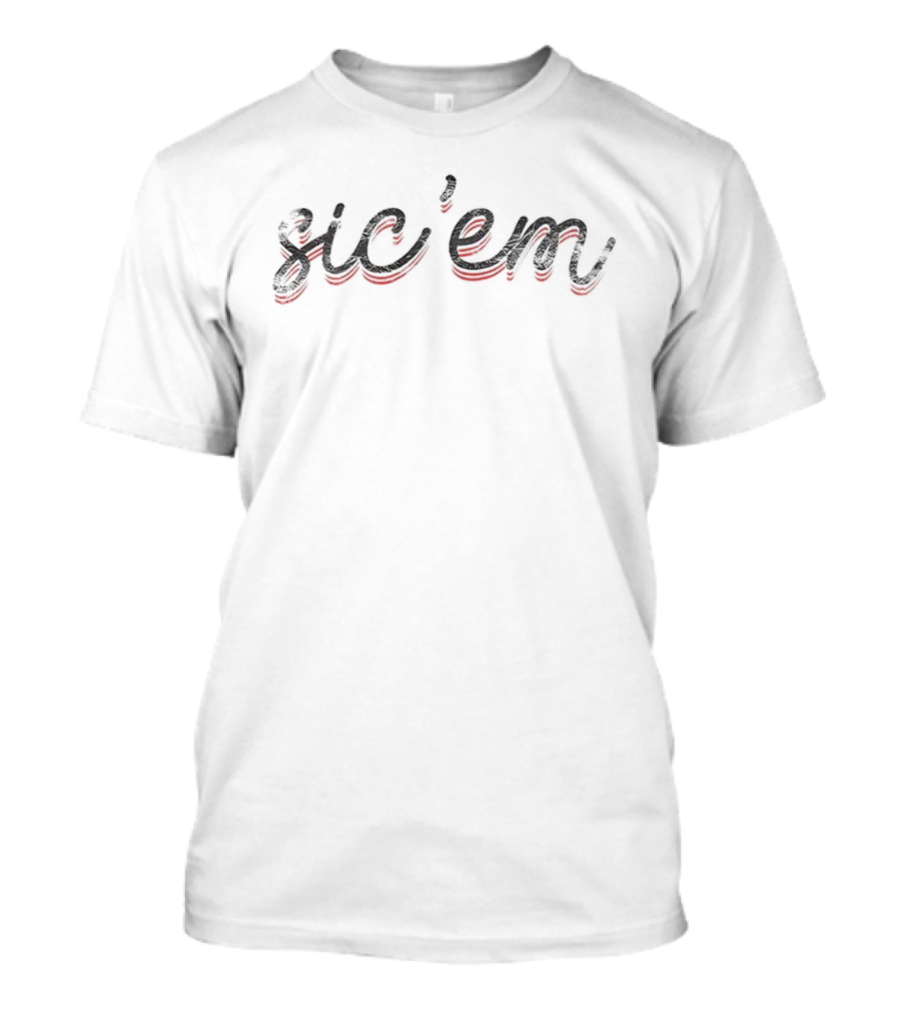 Georgia Bulldogs Sic’em UGA Go Dawgs Football Fan Apparel T-Shirt