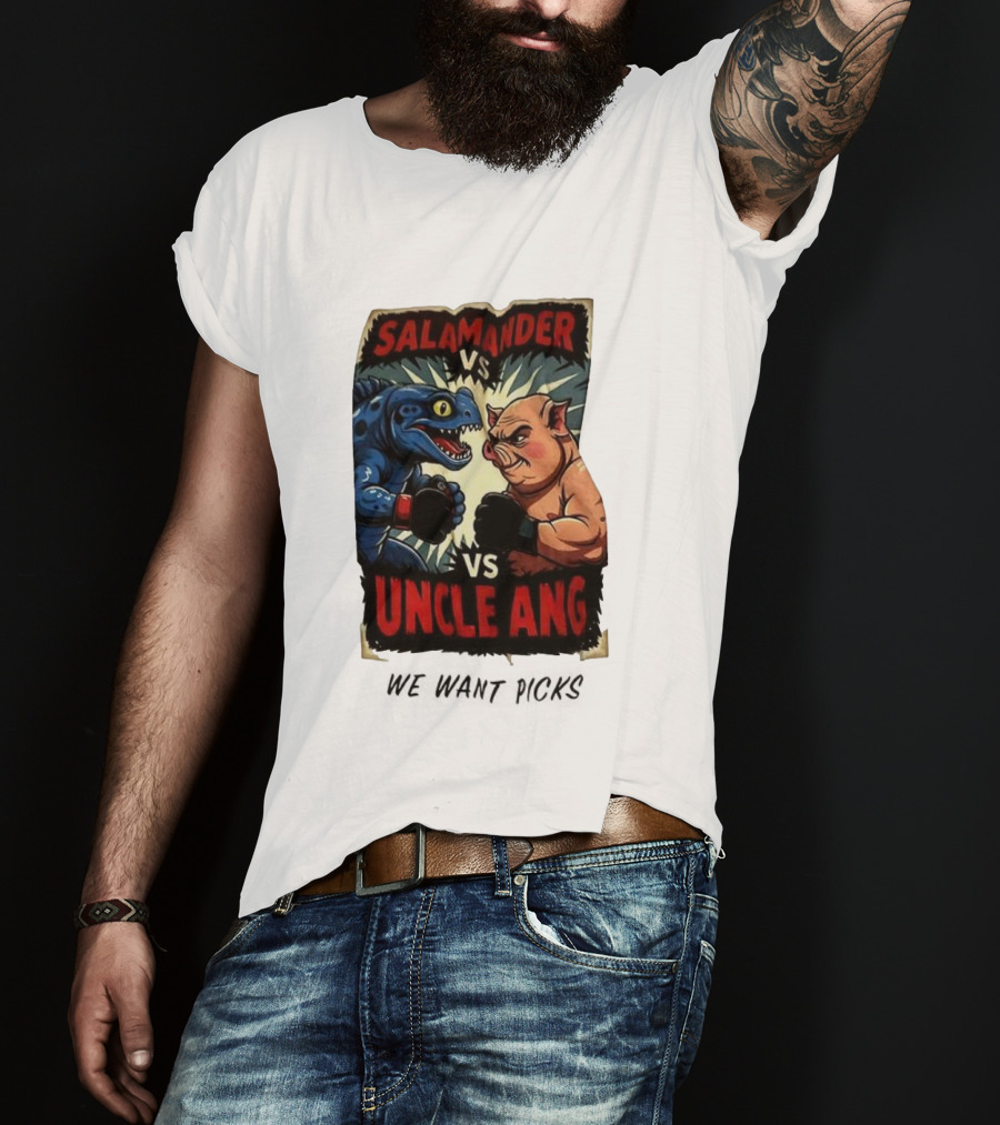 Salamander Vs Uncle Ang Boxing Showdown T-Shirt