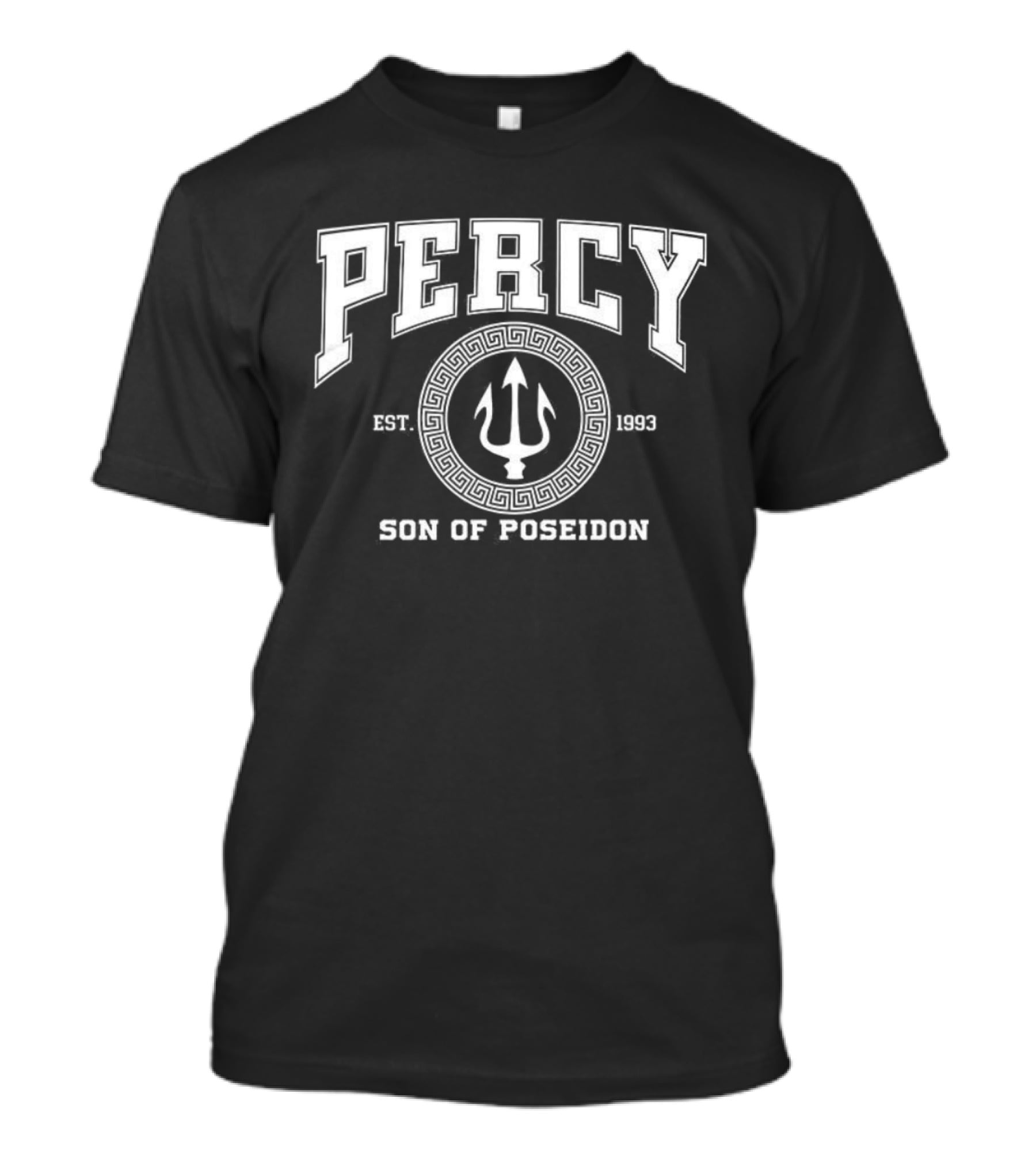 Percy Son Of Poseidon Est 1993 Trident Emblem T-Shirt