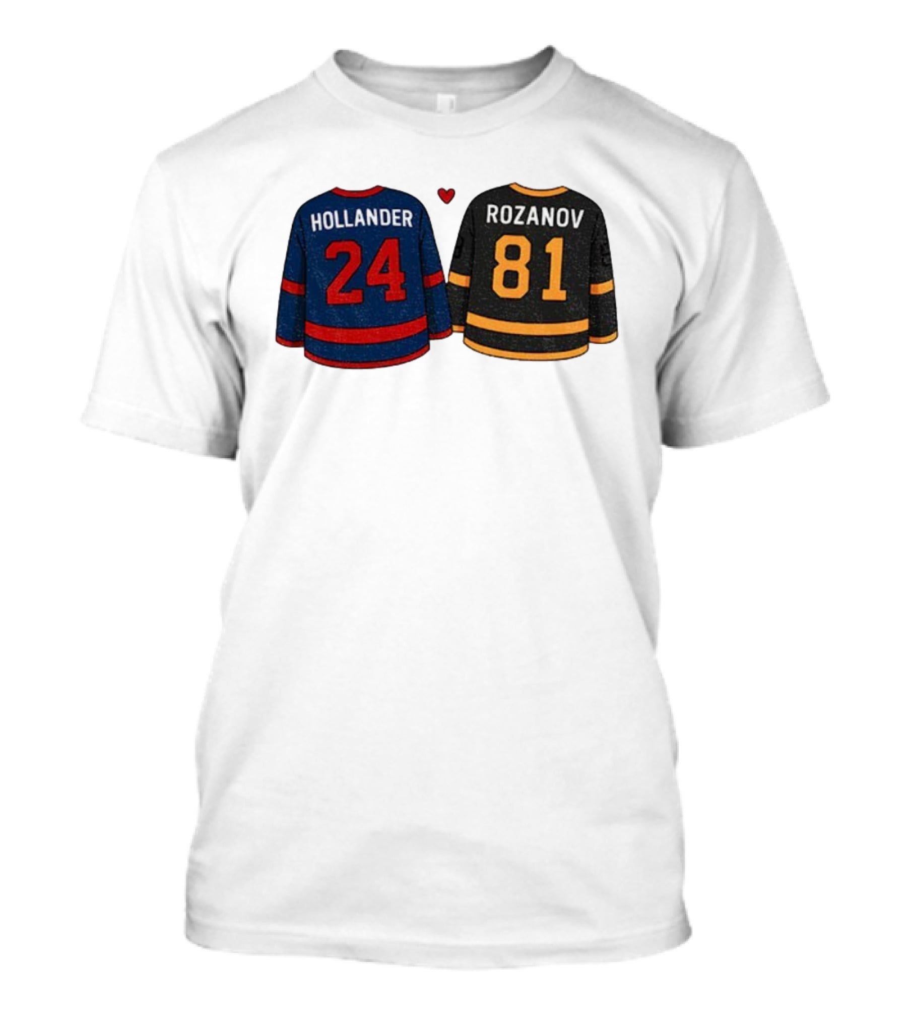 Hollander 24 Rozanov 81 Heated Rivalry Hockey Lovers T-Shirt