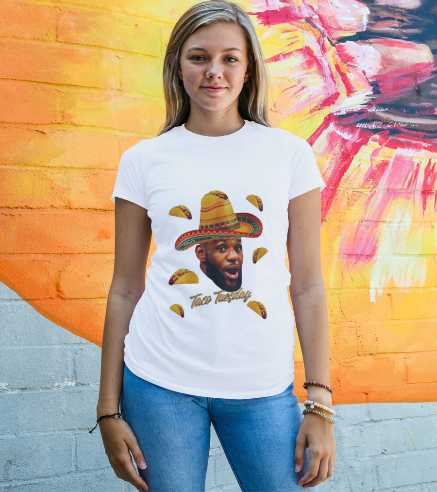 Taco Bell LeBron James Sombrero Taco Tuesday T-Shirt