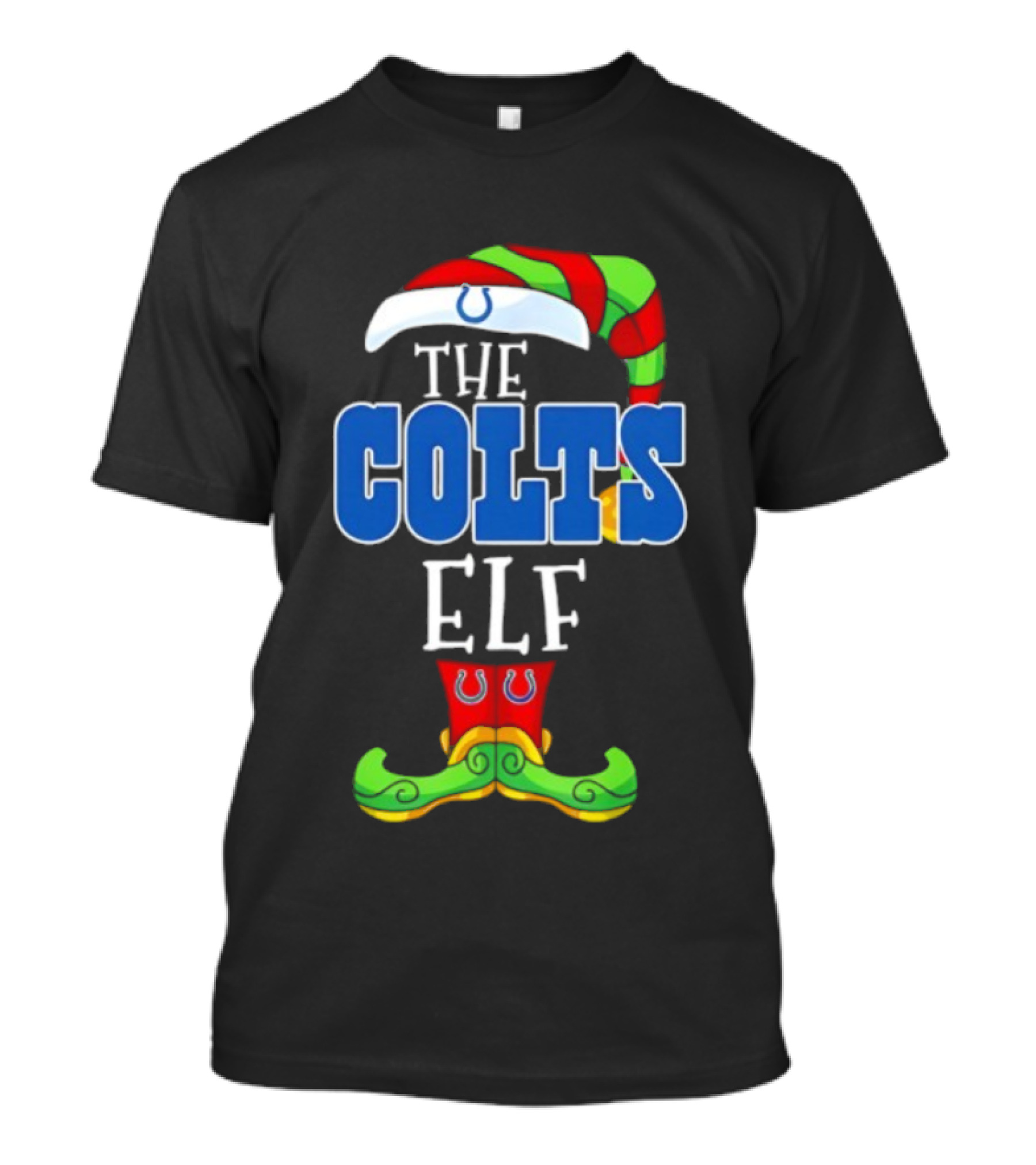The Colts ELF Christmas Indianapolis Holiday Apparel T-Shirt