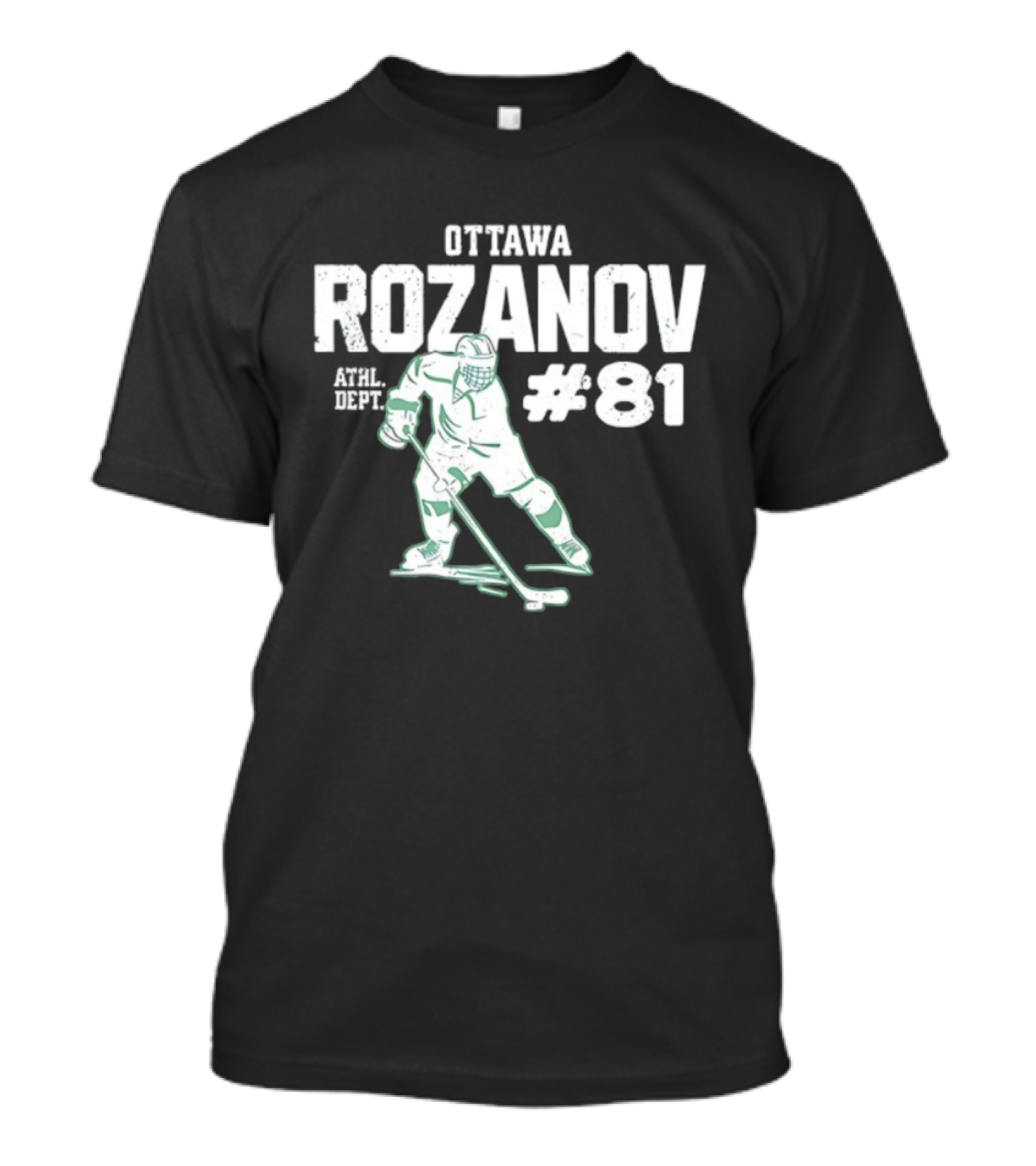 Ottawa Rozanov 81 Athl Dept Ice Hockey Player T-Shirt