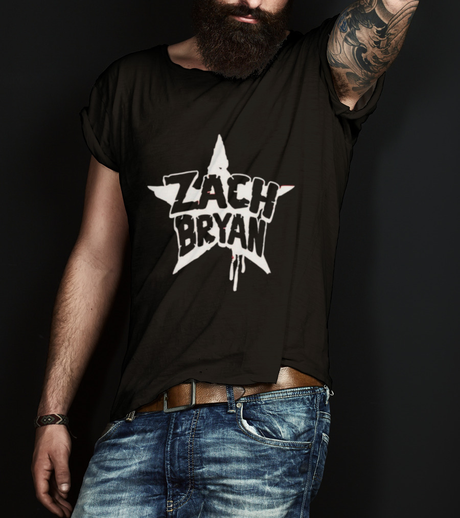 Zach Bryan Star Country Music Vintage T-Shirt