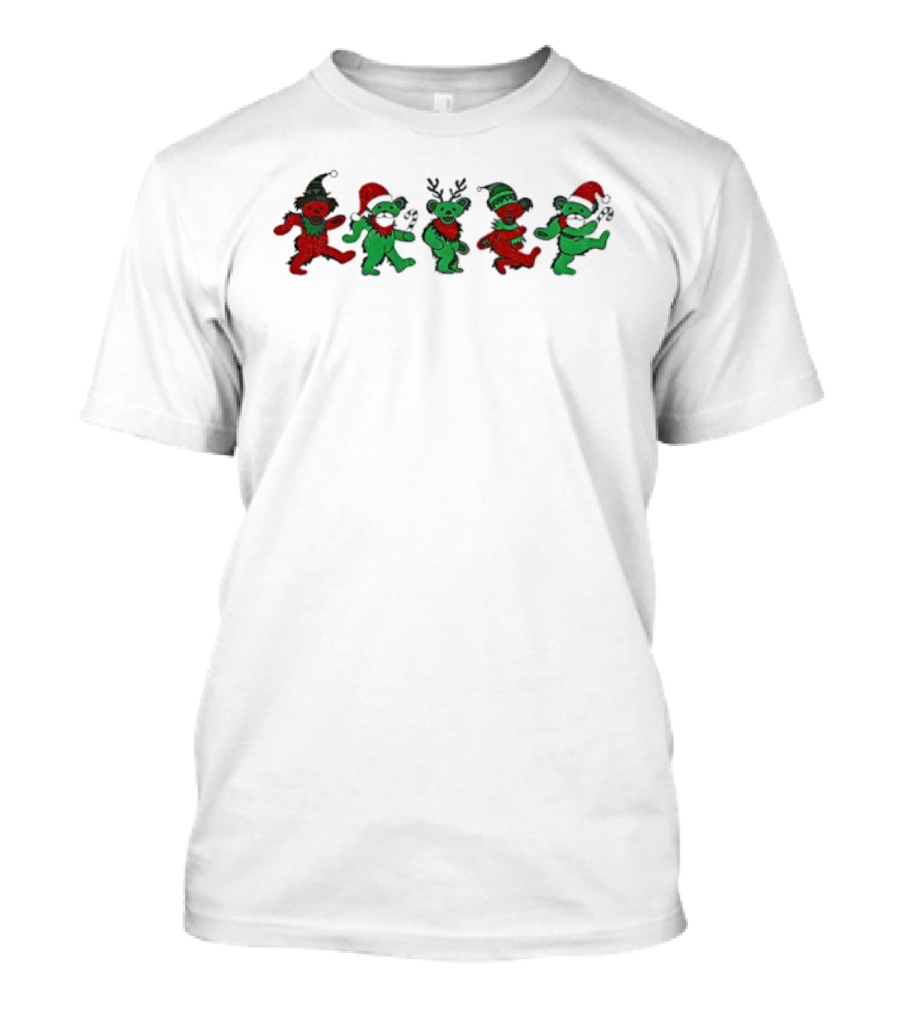 Grateful Dead Dancing Bears Christmas 2025 Holiday Cheer T-Shirt