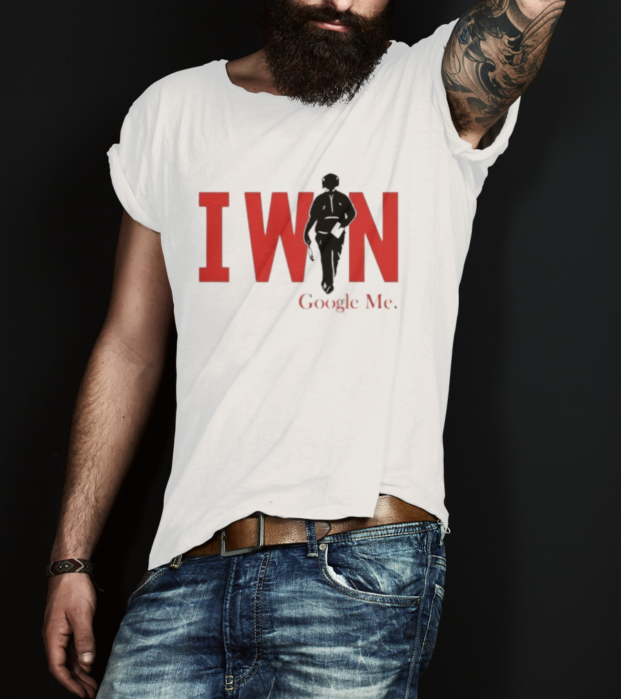 I Win Google Me Curt Cignetti Indiana Hoosiers Slogan T-Shirt