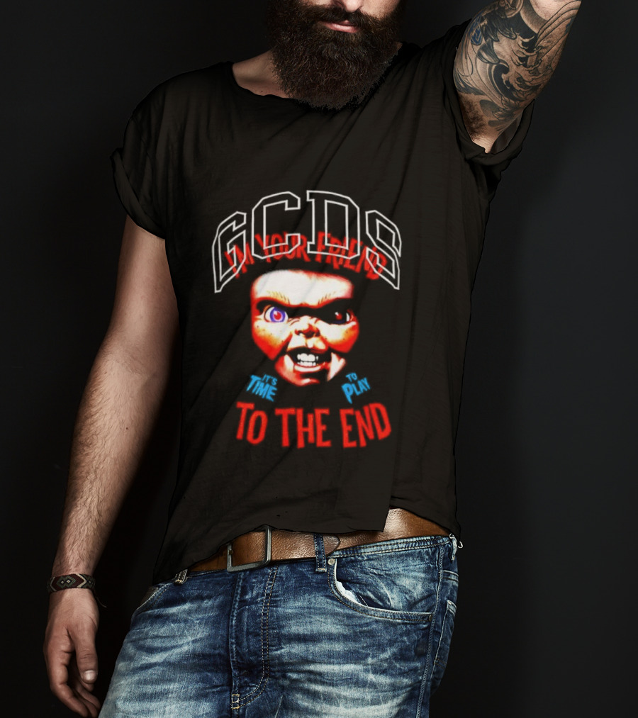 GCDS Chucky To The End I'm Your Friend It's Time To Play T-Shirt