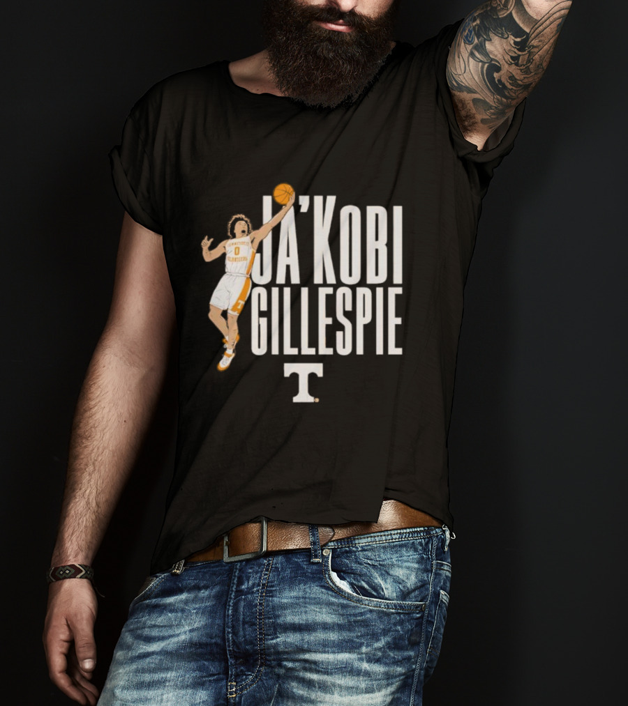 Ja’Kobi Gillespie Tennessee Basketball Pose T-Shirt