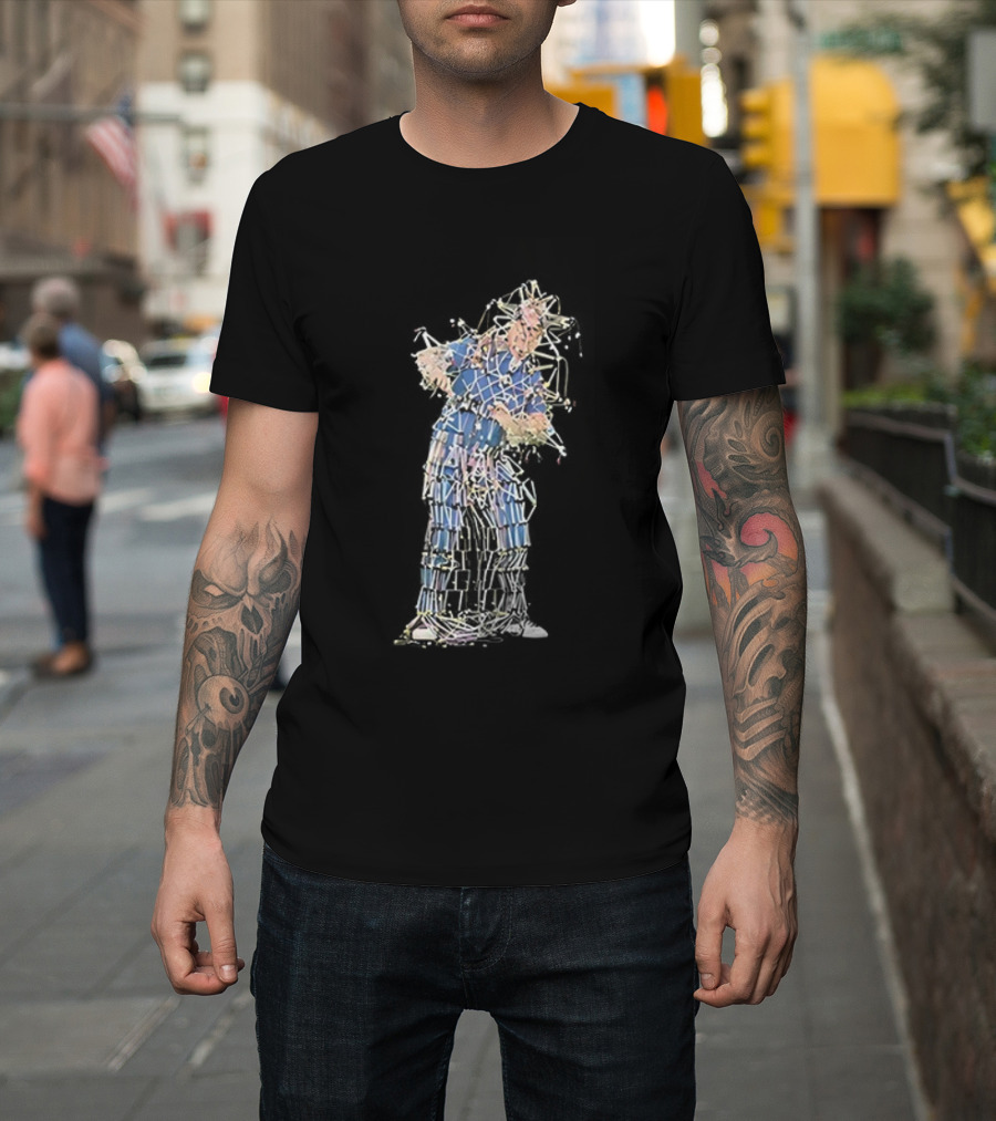 David Byrne Who Is The Sky Tour Abstract 2023 T-Shirt