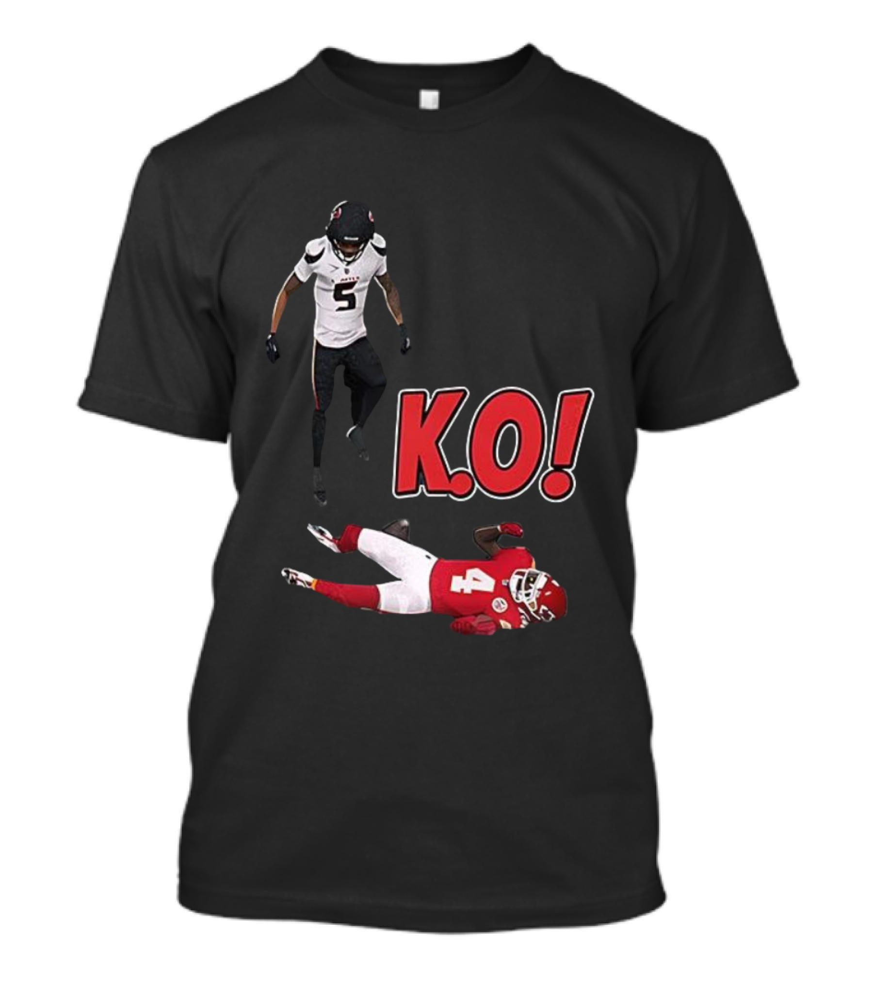 Jalen Pitre KO Monster Hit On Rashee Rice Houston Texans T-Shirt