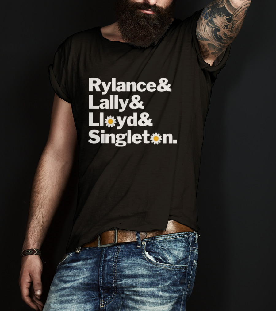Rylance And Lally And Lloyd And Singleton Flower Accents T-Shirt