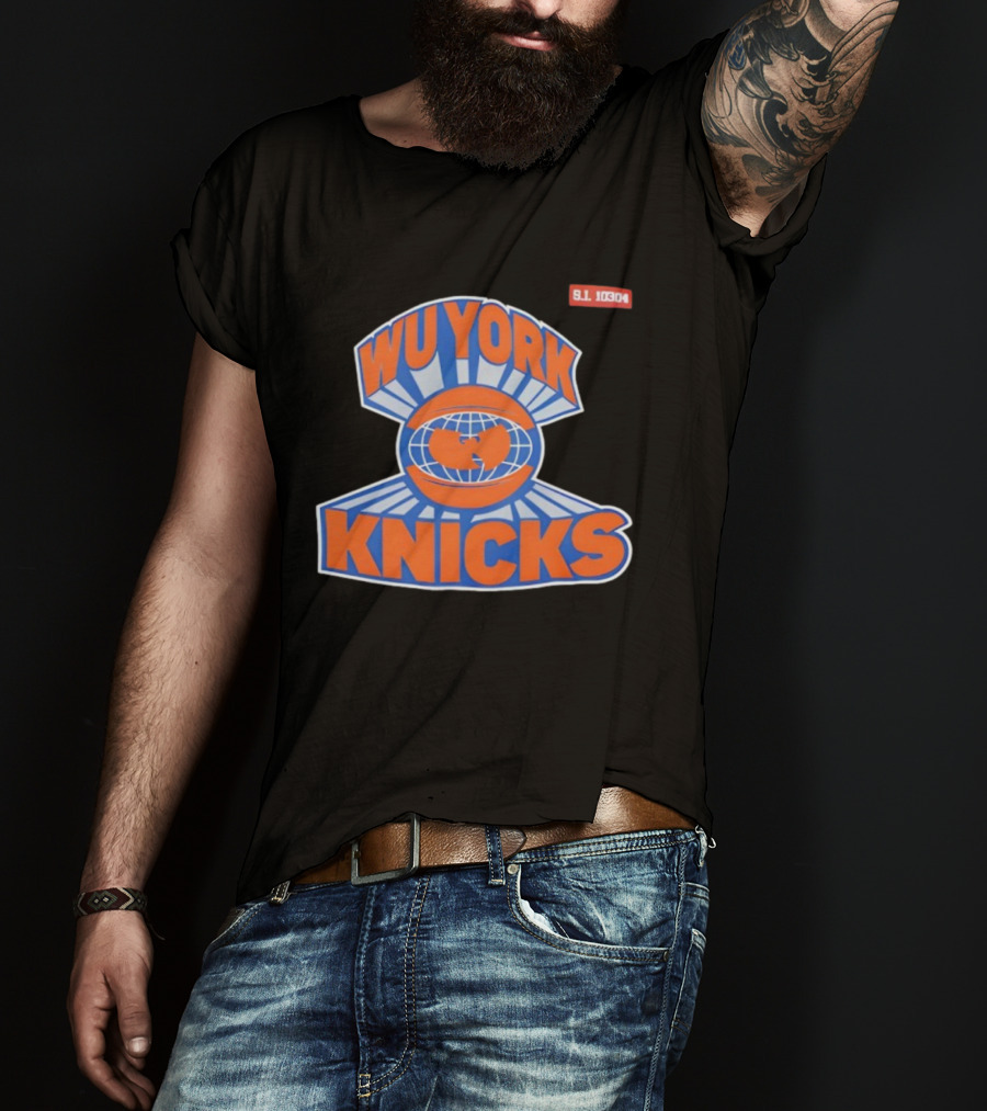 New York Knicks Wu Tang Clan Shaolin Remix Wu York 31 10304 T-Shirt