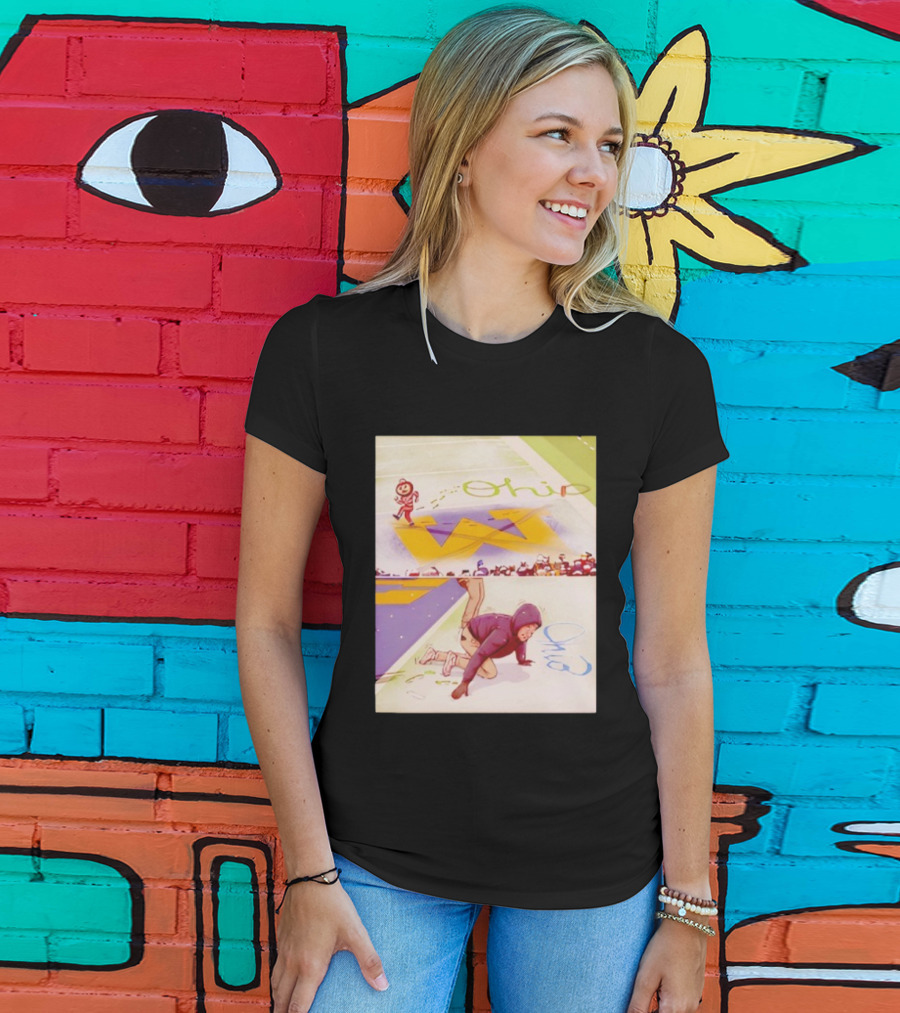 Ohio State Brutus Crossing Out Michigan Snow Rivalry T-Shirt