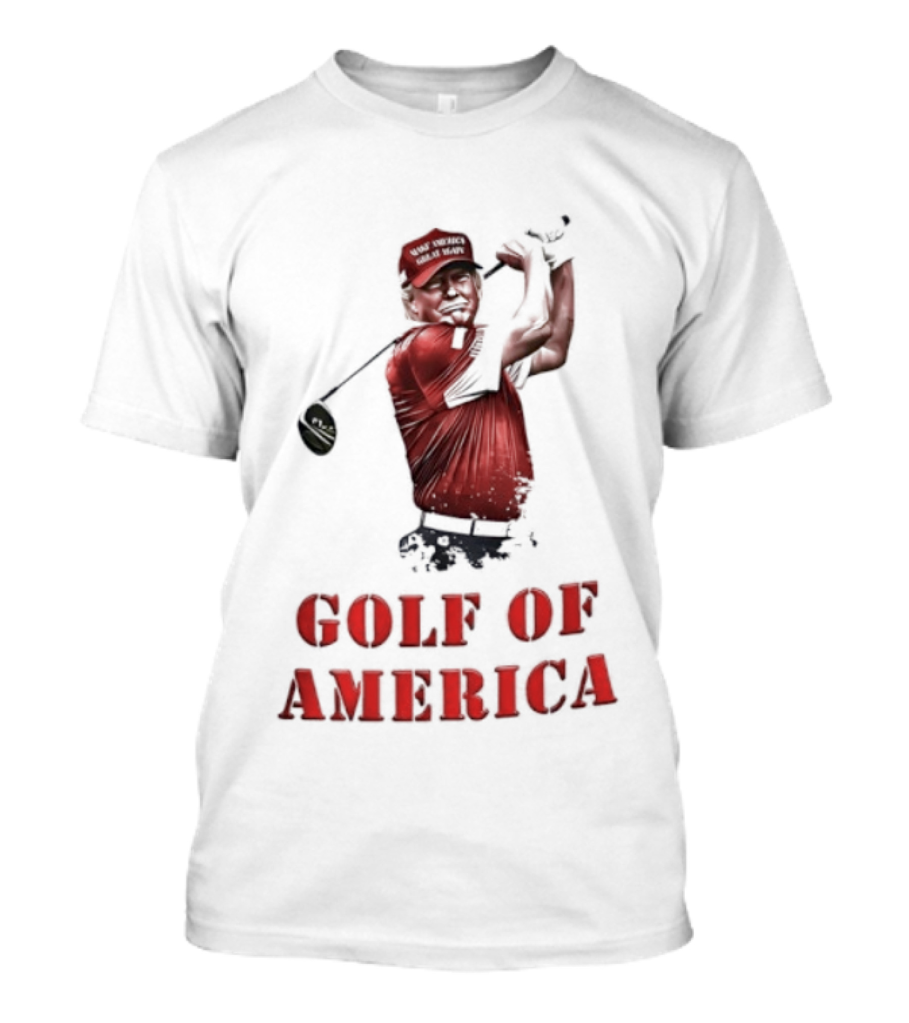 Donald Trump Make America Great Again Golf Of America Bright T-Shirt
