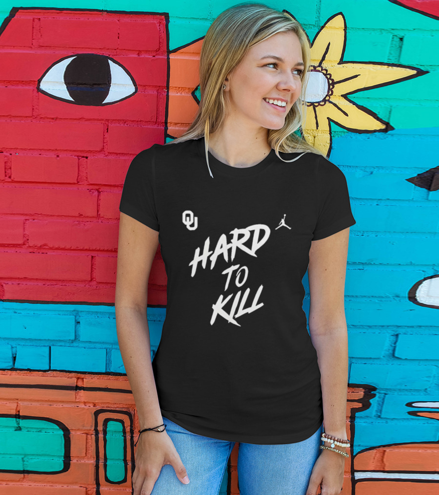 Oklahoma Sooners OU Hard To Kill Iconic Sports Design T-Shirt