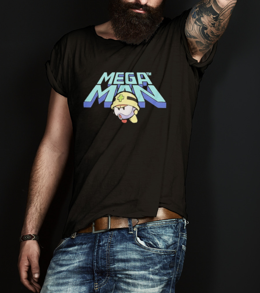 Mega Man Met Enemy Character Art Rsvlts Collection T-Shirt