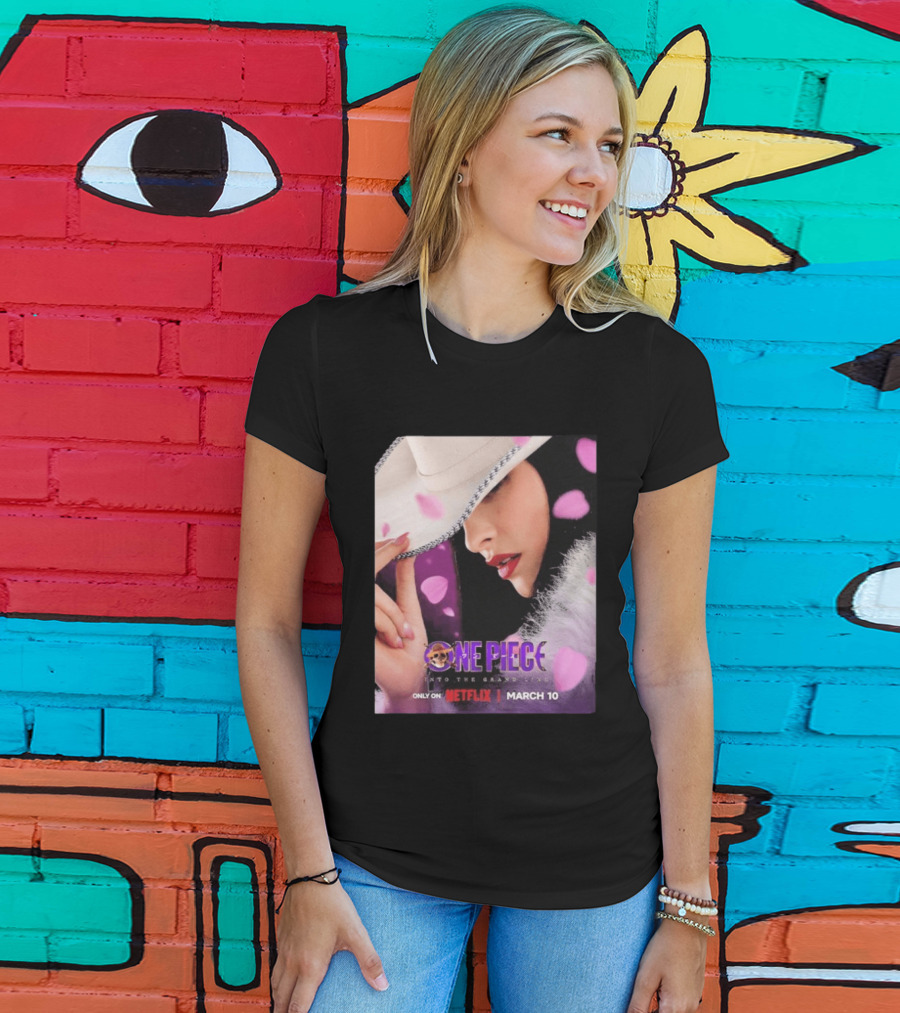 One Piece Season 2 Into The Grand Line Live Action Nico Robin Miss All Sunday Netflix March 10 T-Shirt