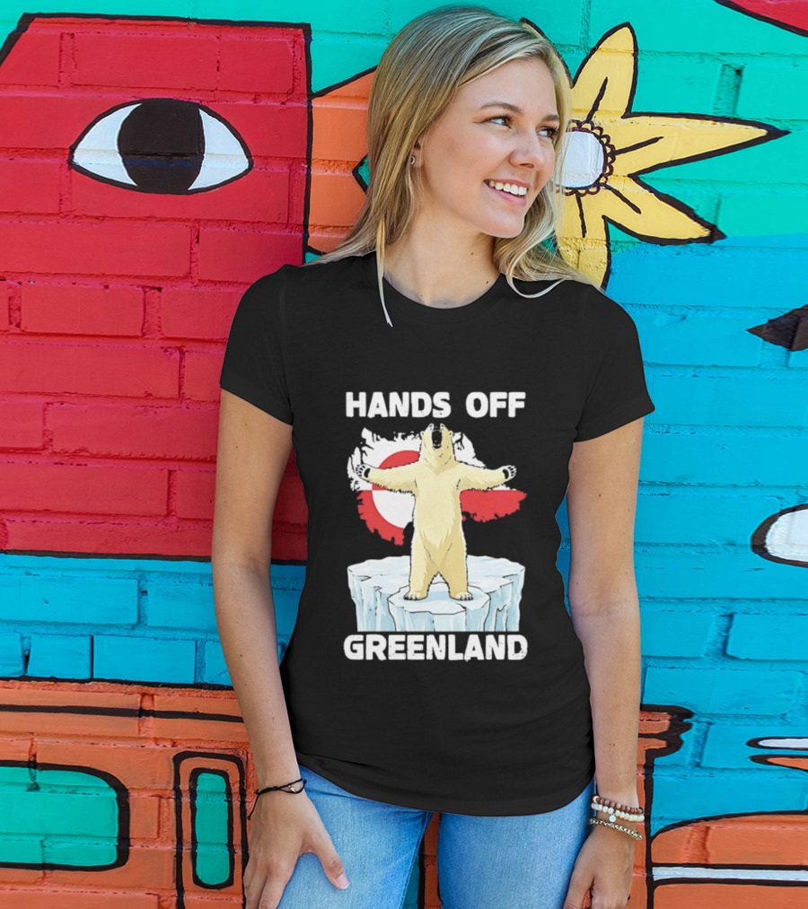 Hands Off Greenland Polar Bear On Iceberg T-Shirt