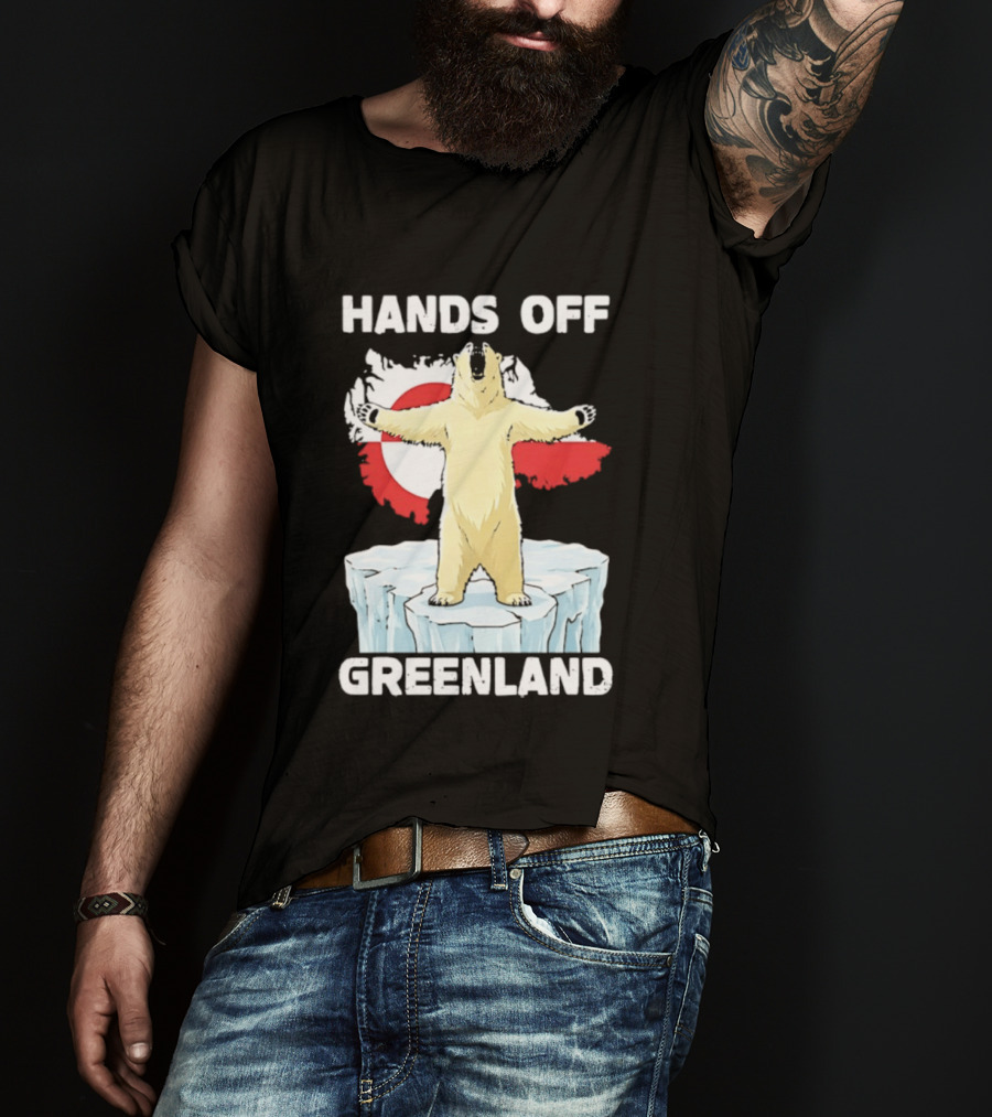 Hands Off Greenland Polar Bear On Iceberg T-Shirt