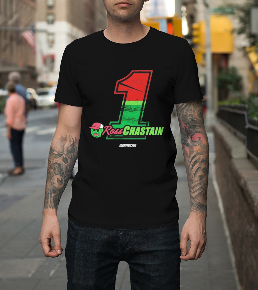 Ross Chastain Melon Man 1 NASCAR Racing Fan Merch T-Shirt