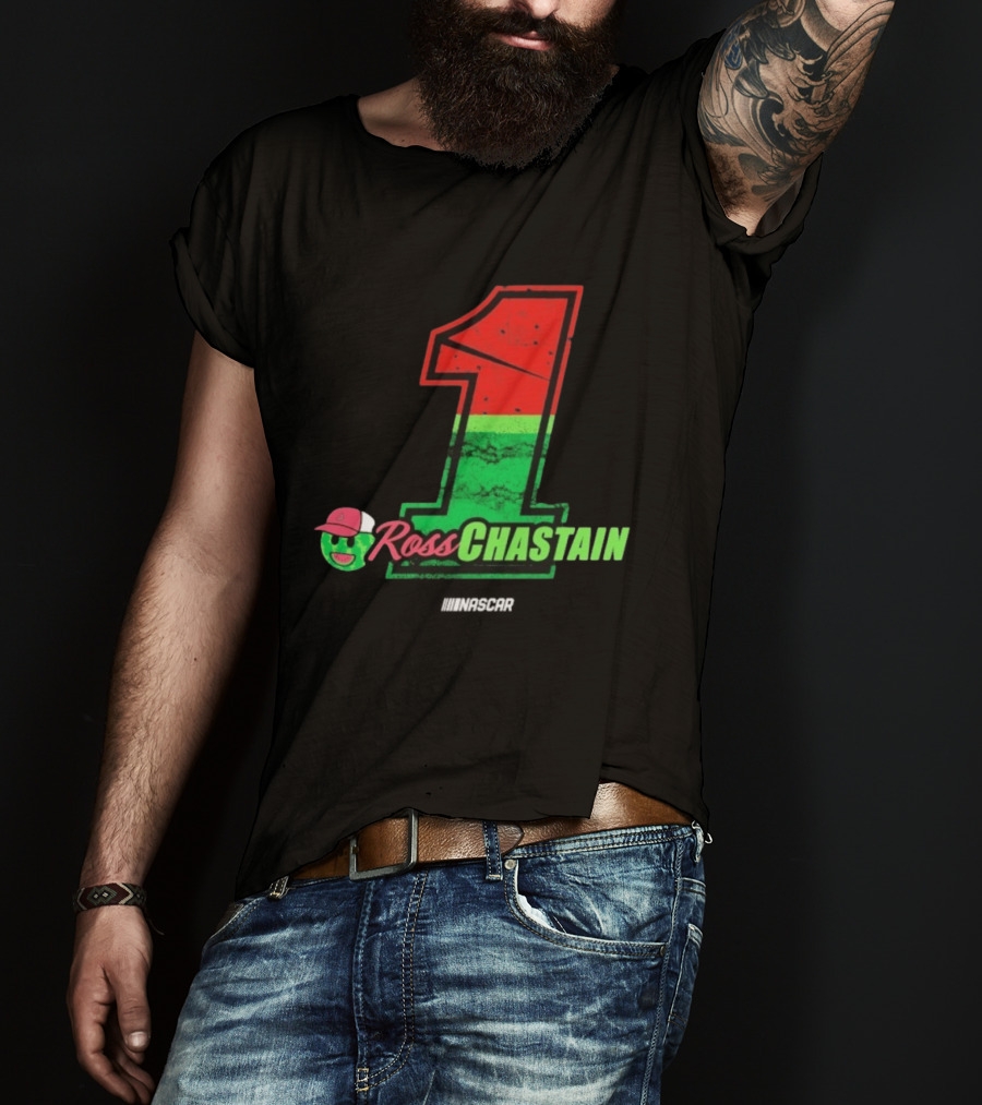 Ross Chastain Melon Man 1 NASCAR Racing Fan Merch T-Shirt