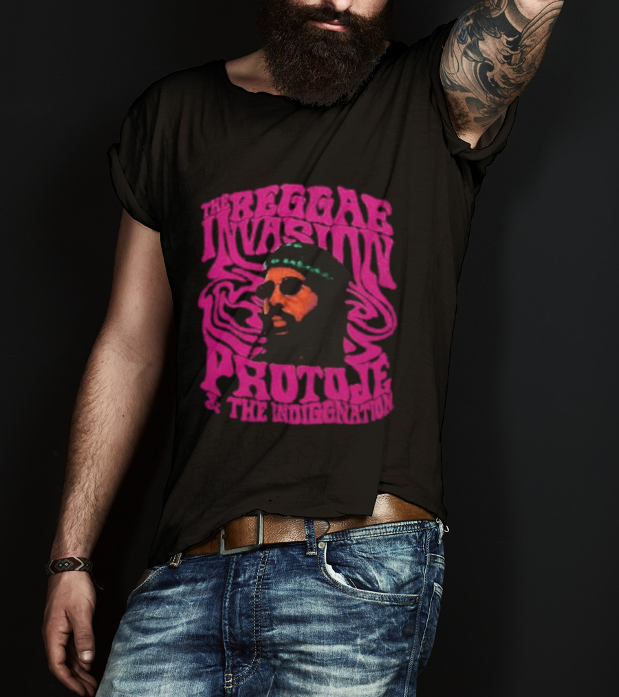 Reggae Invasion Tour UK 2026 Protoje And The Indiggnation T-Shirt