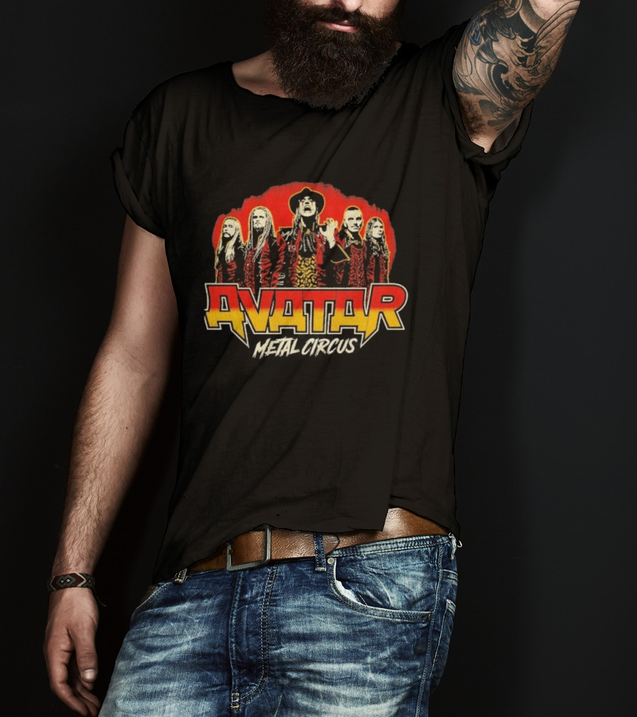 Avatar Metal Circus Band Red Yellow Outfit Ensemble T-Shirt