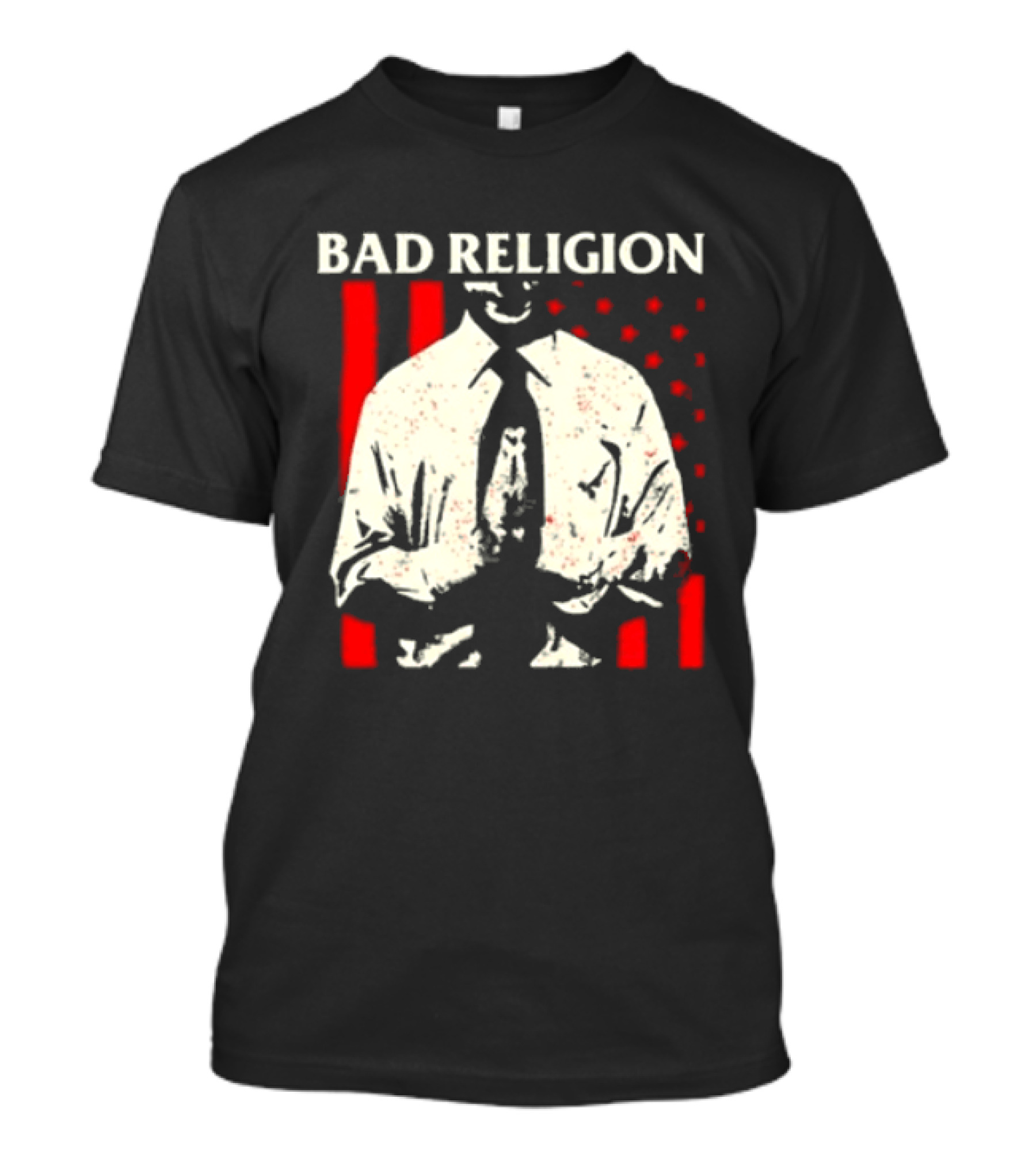 Bad Religion The Empire Strikes First Tour 2026 Vintage Suit Red Stripes T-Shirt