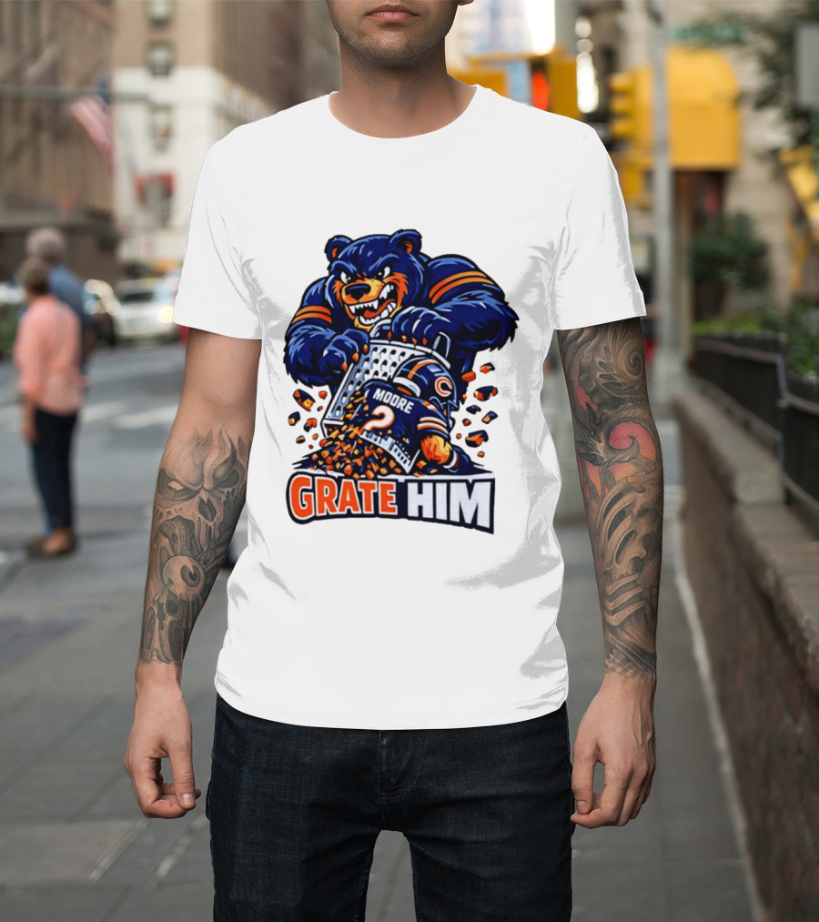 Chicago Bears Grate Him Moore 2 T-Shirt