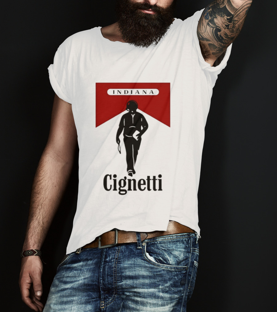 Indiana Cignetti Coach Marlboro Cigarette T-Shirt