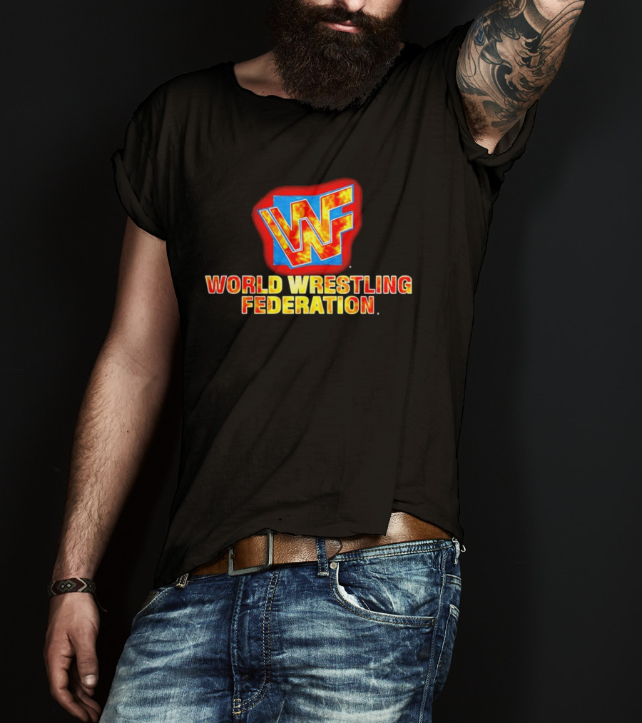 WWF World Wrestling Federation Vintage Flame T-Shirt