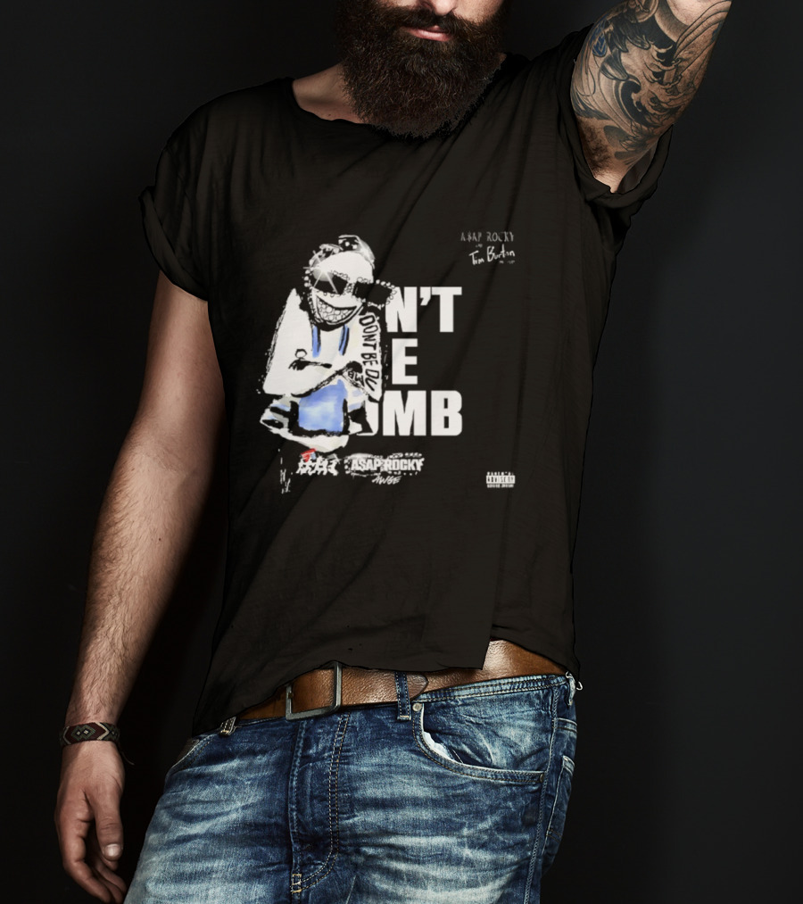 ASAP Rocky X Tim Burton Don't Be Dumb Collaboration T-Shirt