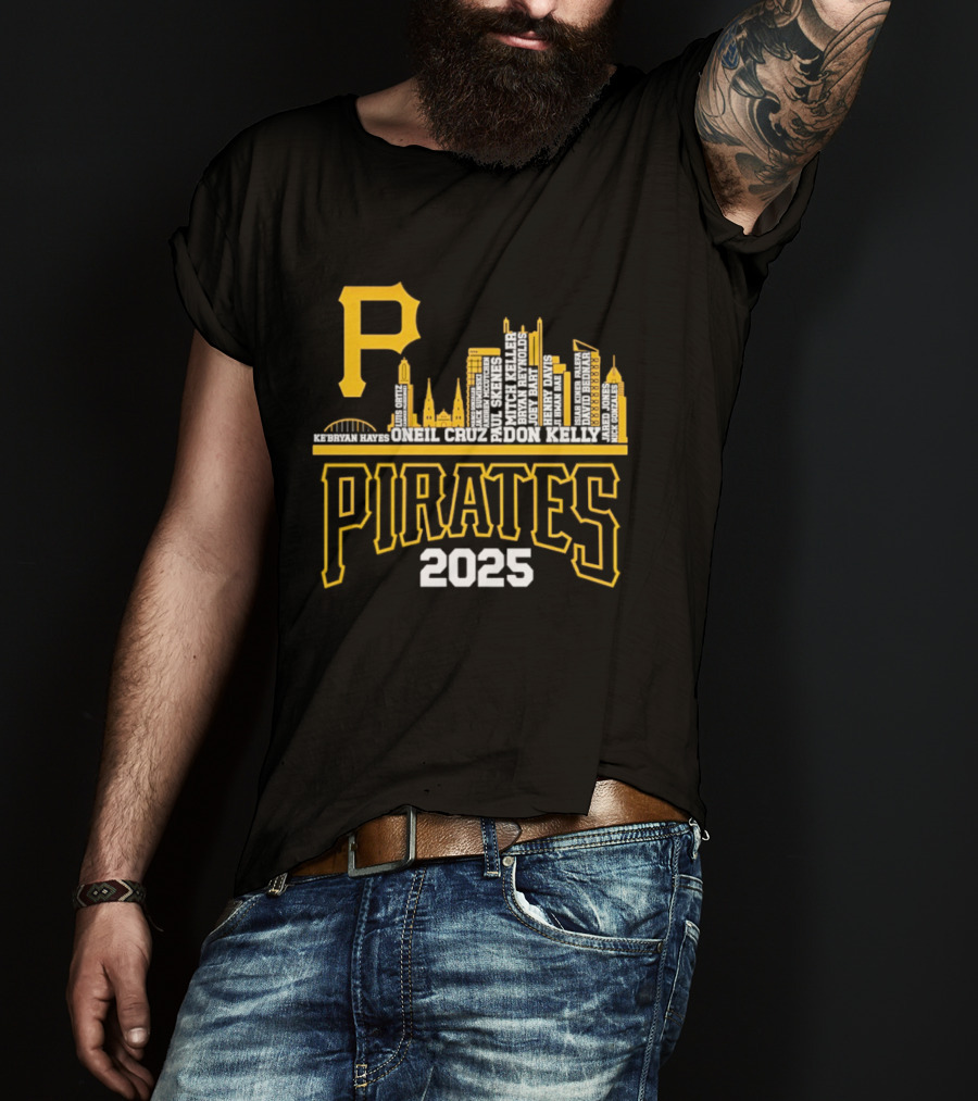 Pittsburgh Pirates City Skyline 2025 T-Shirt