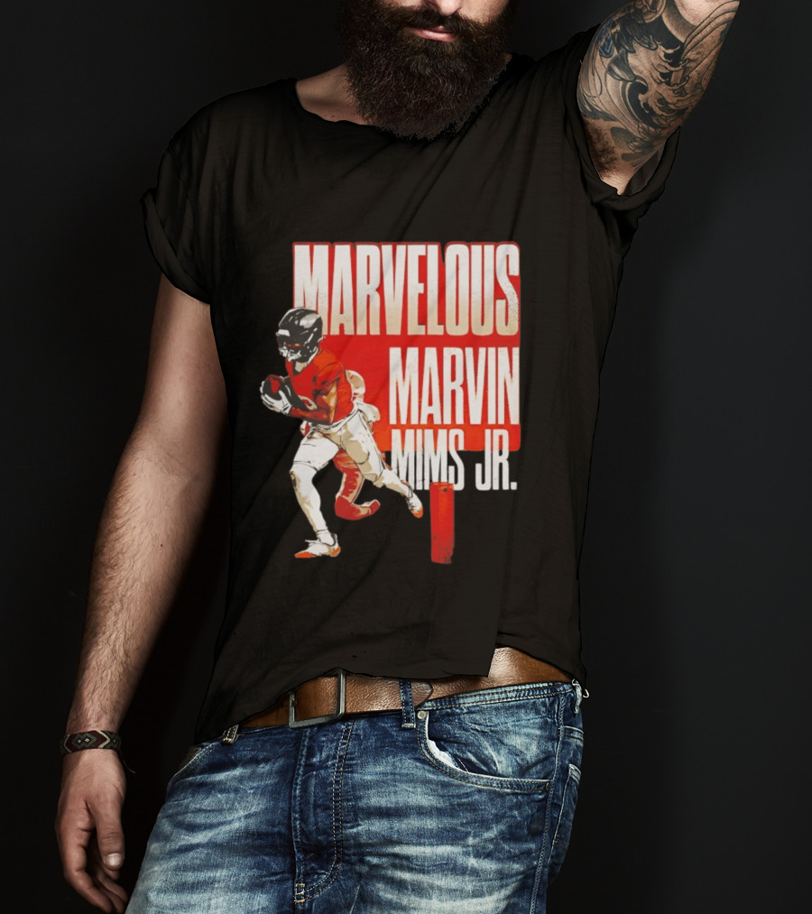 Marvelous Marvin Mims Jr Denver Broncos Football Star T-Shirt