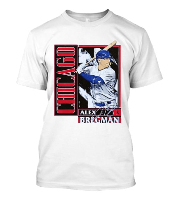 Alex Bregman Chicago Baseball Number 3 T-Shirt