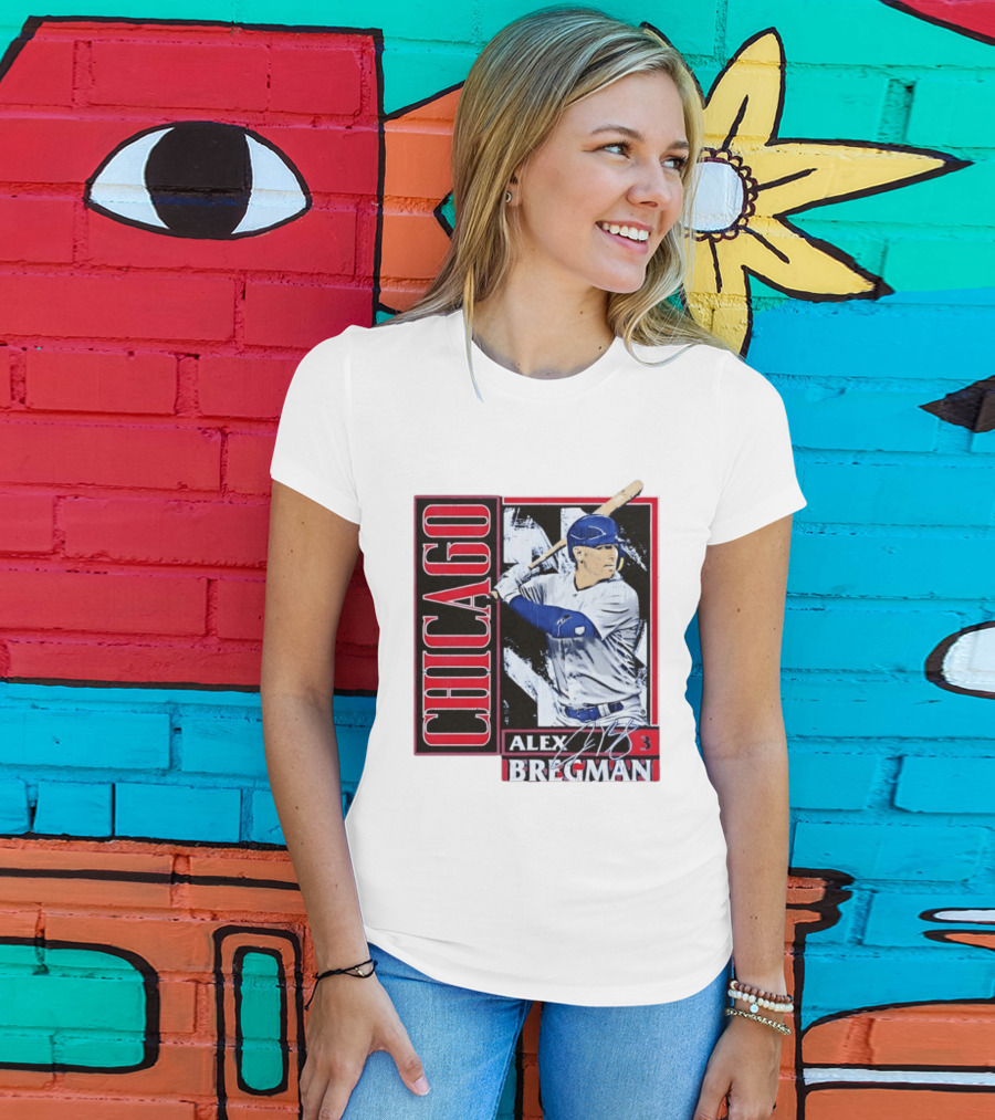 Alex Bregman Chicago Baseball Number 3 T-Shirt