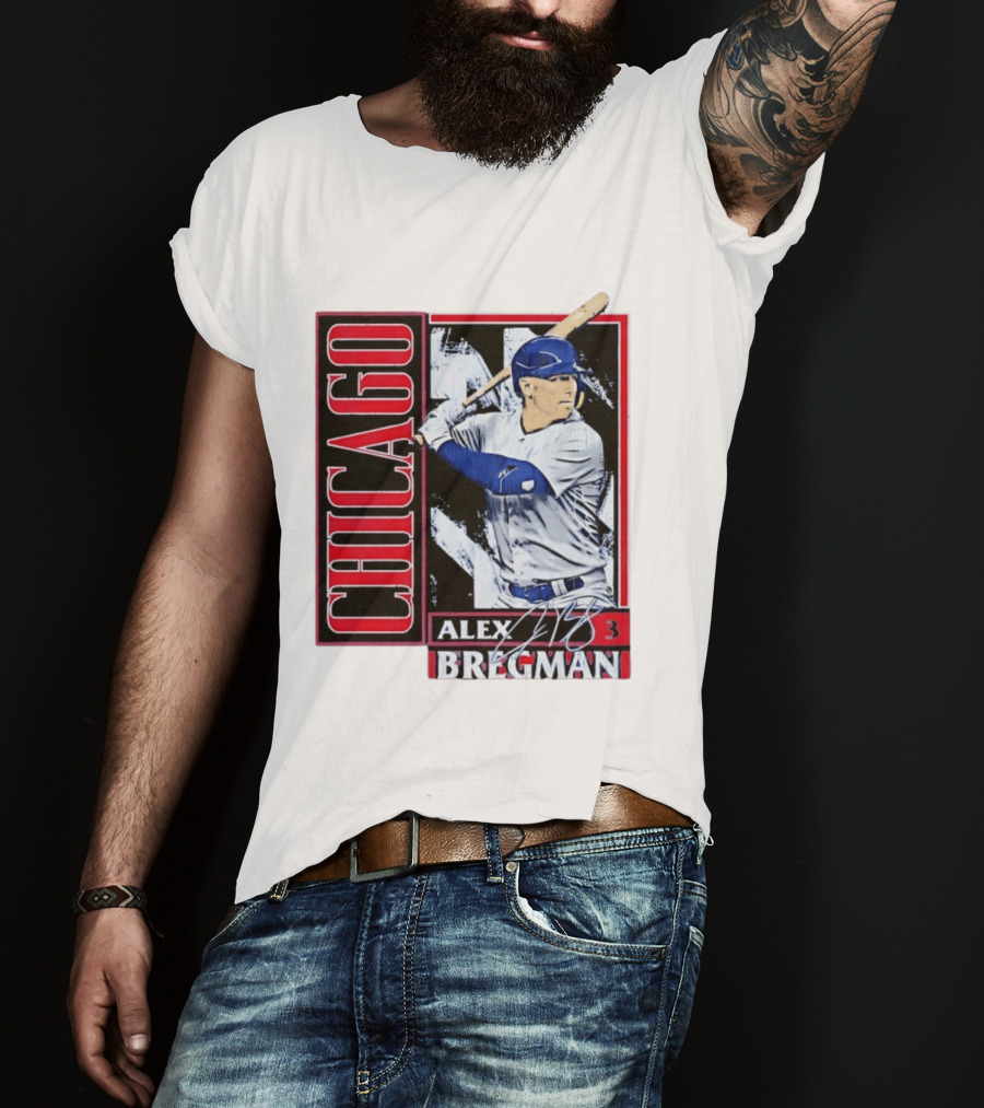 Alex Bregman Chicago Baseball Number 3 T-Shirt