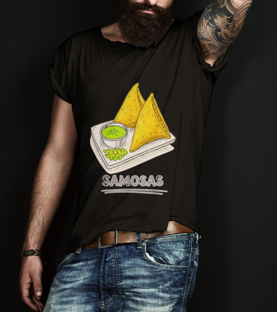 Samosa Lover Indian Snack Foodie Delight T-Shirt