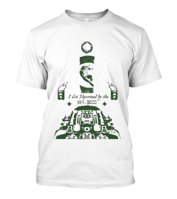 I Got Vaporized By The BFG 9000 Vintage Gaming Reference T-Shirt