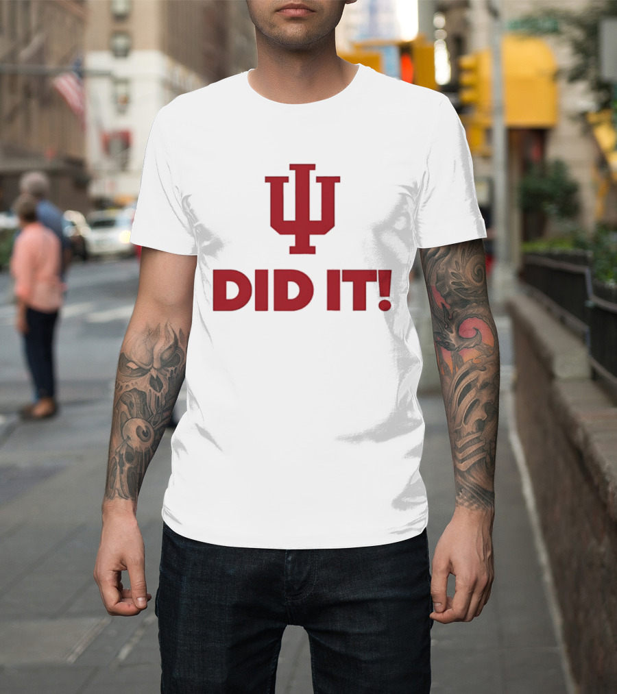 Indiana Hoosiers IU Did It Victory T-Shirt