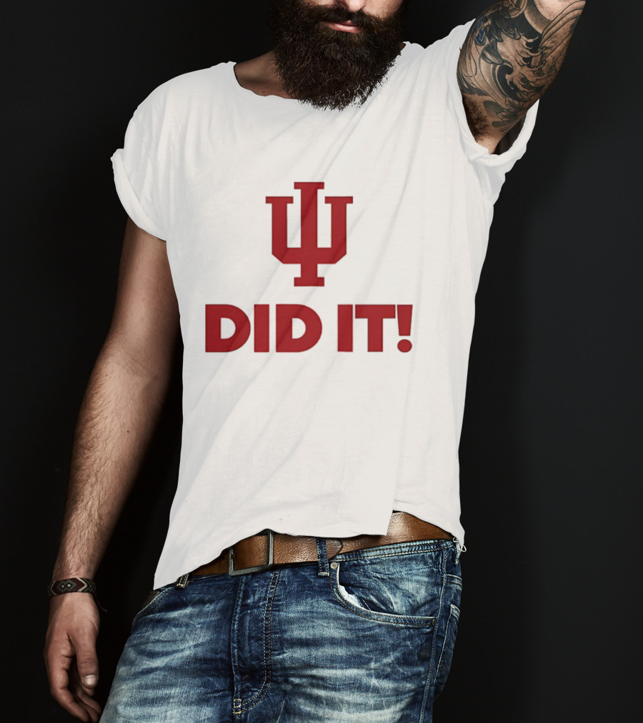 Indiana Hoosiers IU Did It Victory T-Shirt