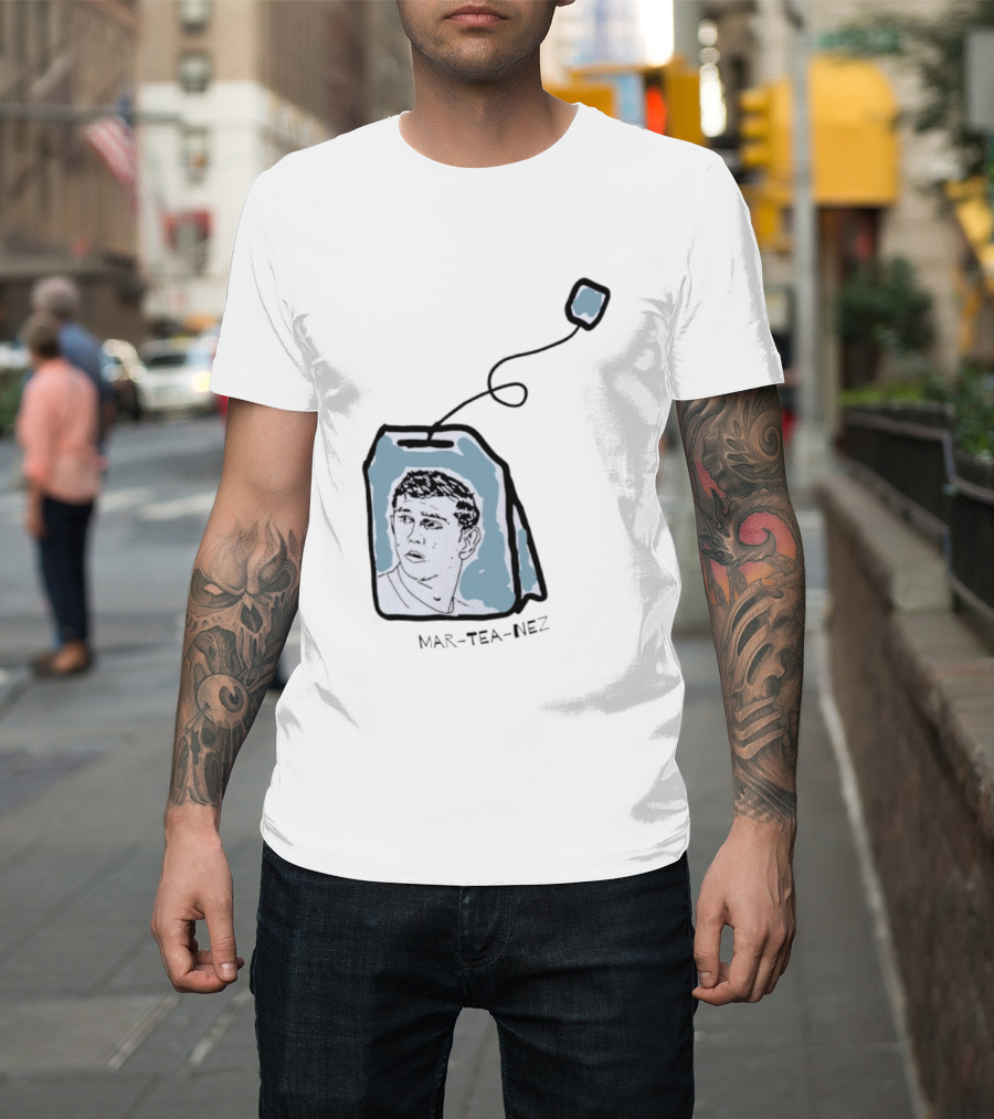 Mar Tea Nez Emiliano Martínez Teabag Cartoon T-Shirt