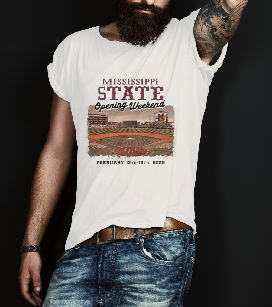 Mississippi State Opening Weekend February 13th 15th 2026 T-Shirt