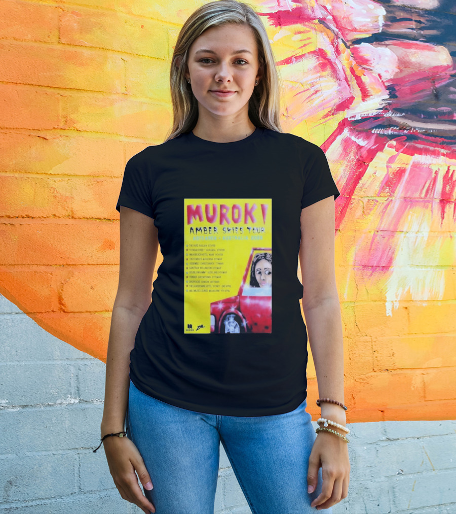 Muroki Amber Skies Tour Aotearoa Australia 2026 T-Shirt