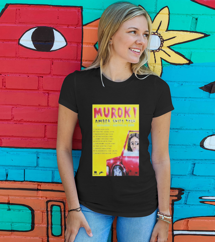 Muroki Amber Skies Tour Aotearoa Australia 2026 T-Shirt