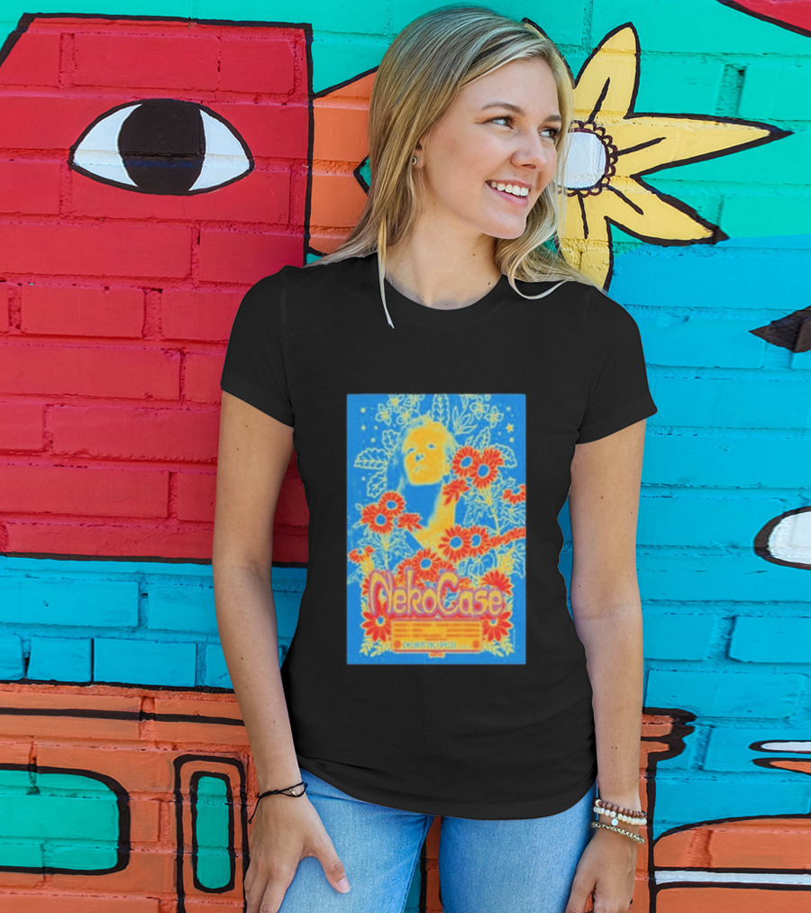 Neko Case 2026 Tour California Show Flowers T-Shirt