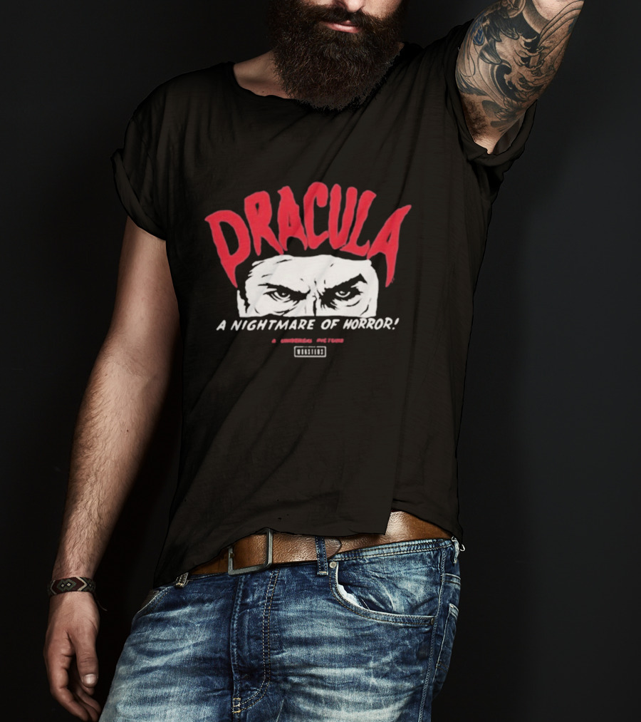 Dracula A Nightmare Of Horror A Universal Monster T-Shirt