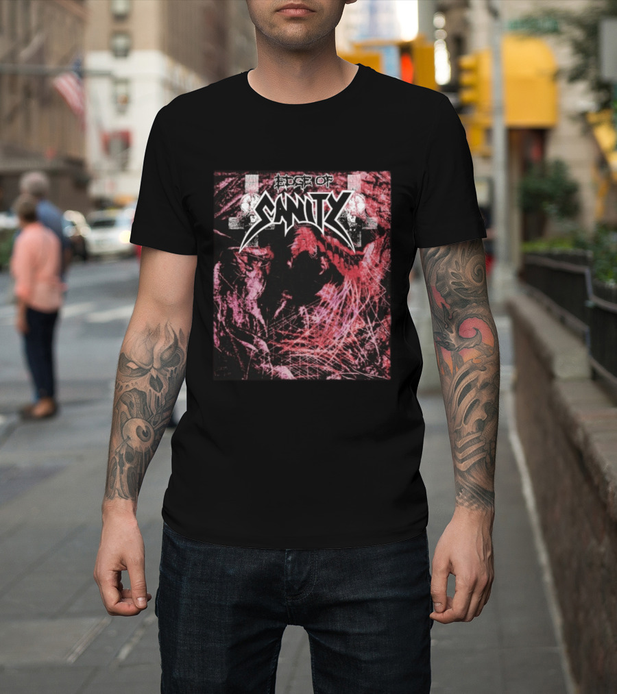 Edge Of Sanity Infernal Album Cover Black Metal Aesthetic T-Shirt