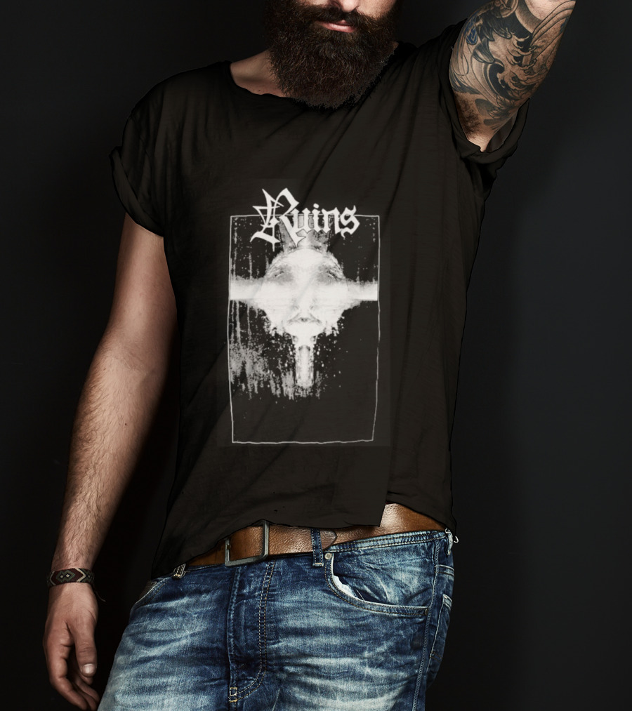 Ruins Face Skull Artifacts T-Shirt