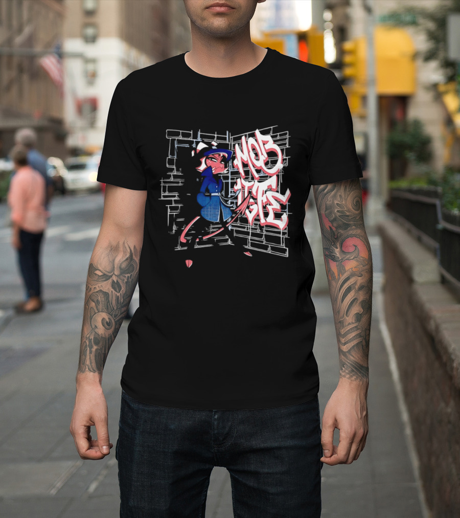 Helluva Boss Mob Life Urban Style Graffiti T-Shirt